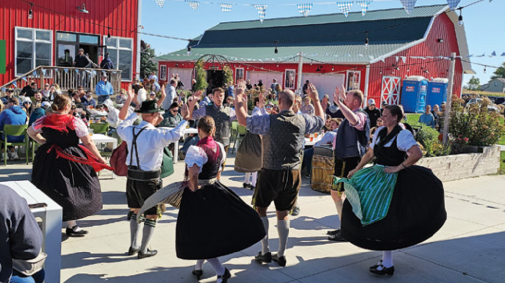 Duesterbeck's Brewing Company celebrates Oktoberfest.