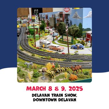 Delavan, WI Train Show